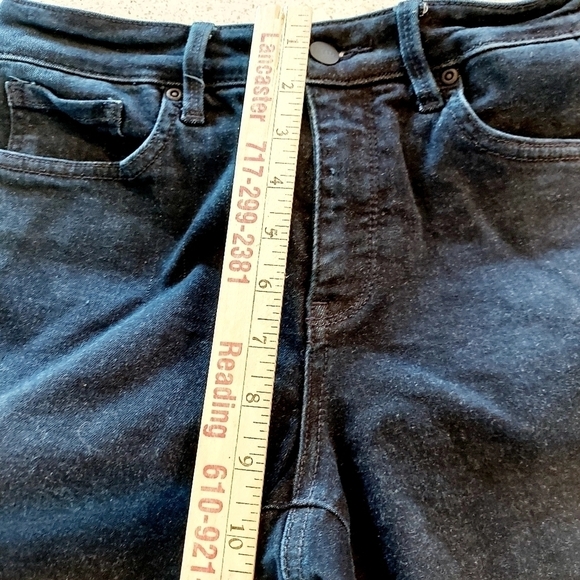 NYDJ High Rise Skinny Jeans Ankle Stretch Dark Wash Size 6 Lift x Tuck Comfort - Picture 8 of 11